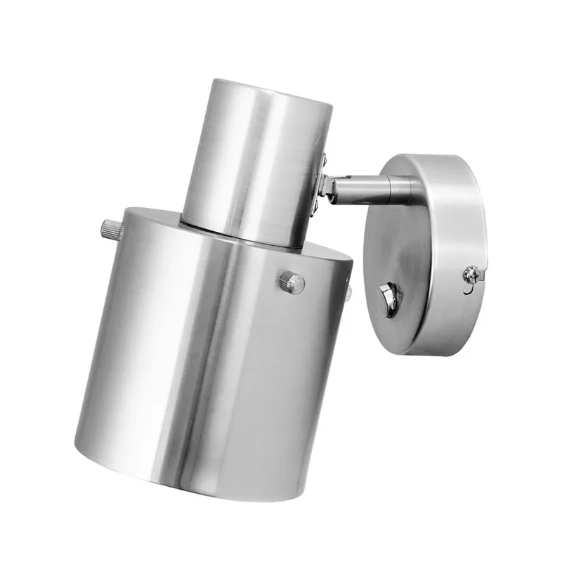 Clark 1 Wandlamp Geborsteld Staal fra Globen Lighting – produktbillede