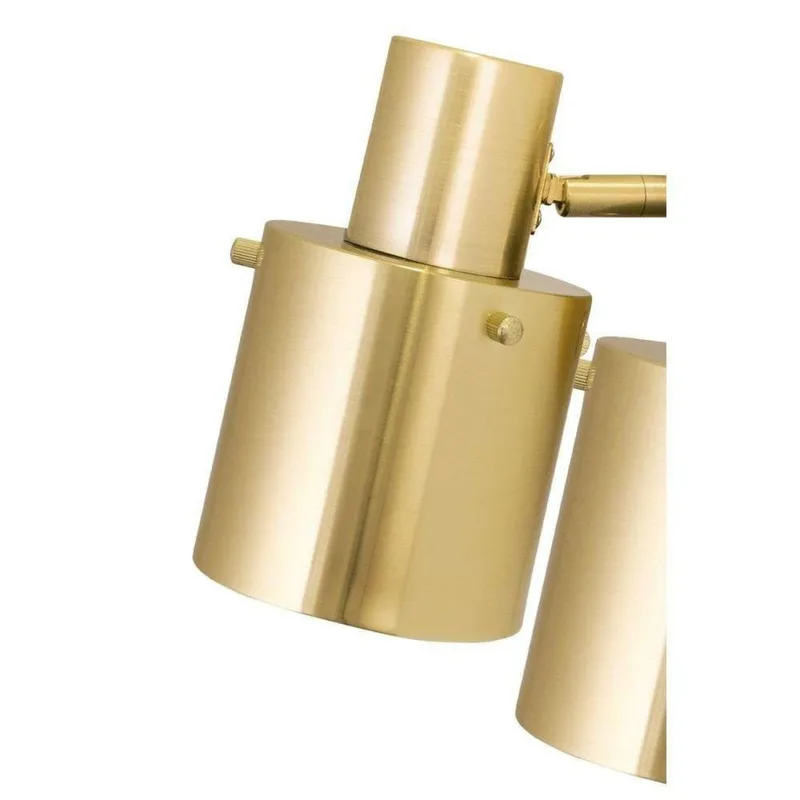 Clark 2 Wandlamp Brushed Brass van Globen Lighting – productfoto