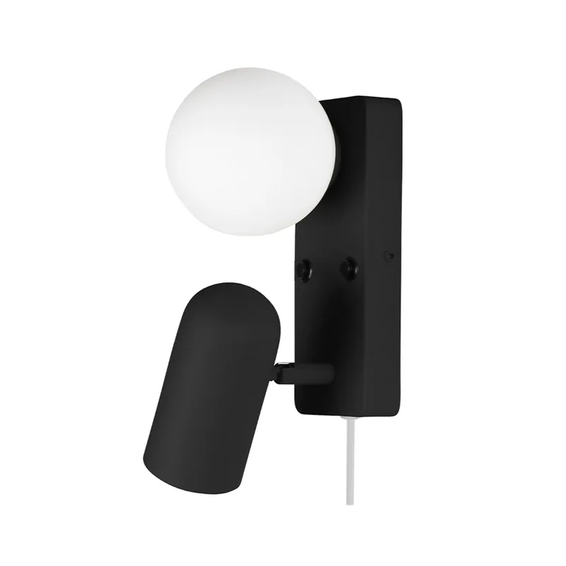 Doppio Wandlamp Zwart van Globen Lighting – productfoto