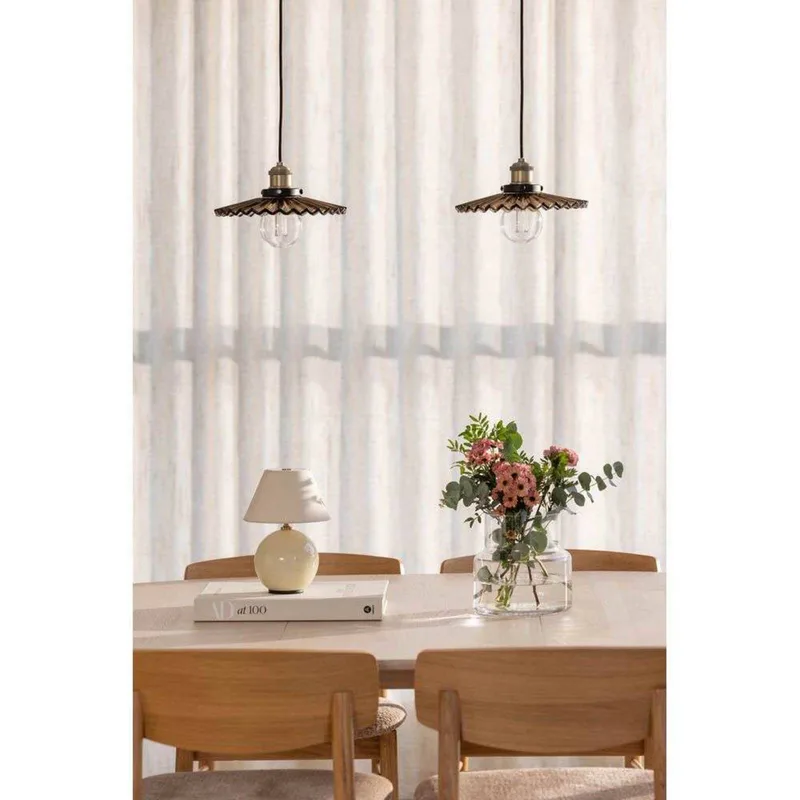 hanglamp COBBLER, bruin, Ø 25 cm fra Globen Lighting i Brun, Antiek messing – produktbillede 5 af 5