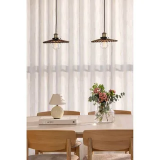 hanglamp COBBLER, bruin, Ø 25 cm fra Globen Lighting i Brun, Antiek messing – produktbillede 4 af 5