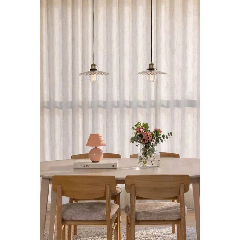hanglamp COBBLER, helder, Ø 25 cm van Globen Lighting in Helder, Antiek messing – productfoto 4 van 4