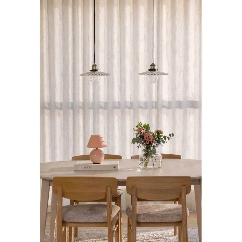hanglamp COBBLER, helder, Ø 25 cm van Globen Lighting in Helder, Antiek messing – productfoto 3 van 4