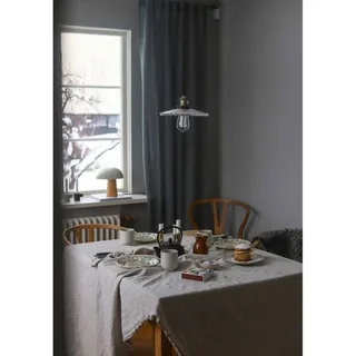 hanglamp COBBLER, helder, Ø 25 cm van Globen Lighting in Helder, Antiek messing – productfoto 2 van 4