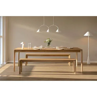 Suspension CURVE 3, 3 lampes, 95 cm de Globen Lighting en Blanc – photo produit 4 sur 4