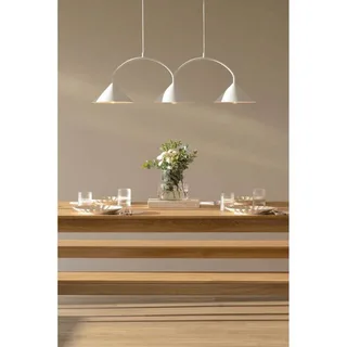 Suspension CURVE 3, 3 lampes, 95 cm de Globen Lighting en Blanc – photo produit 3 sur 4