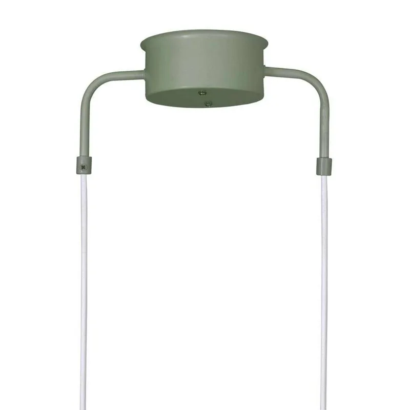 Pendelleuchte CURVE 5, 5-flammig, 165 cm von Globen Lighting in Grün – Produktfoto 2 von 5