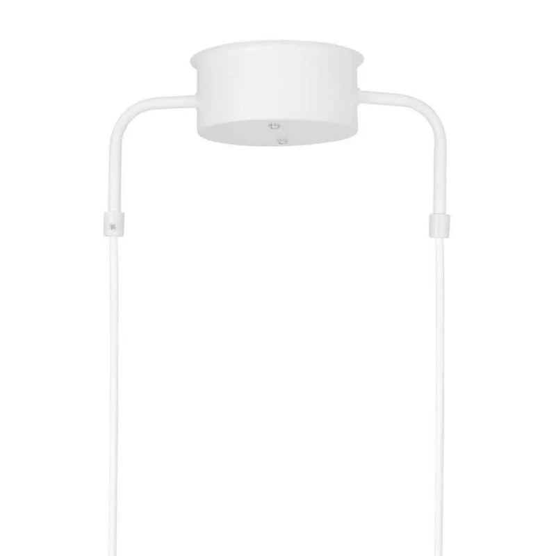 Pendel CURVE 5, 5 lamper, 165 cm fra Globen Lighting i Hvid – produktbillede 2 af 3