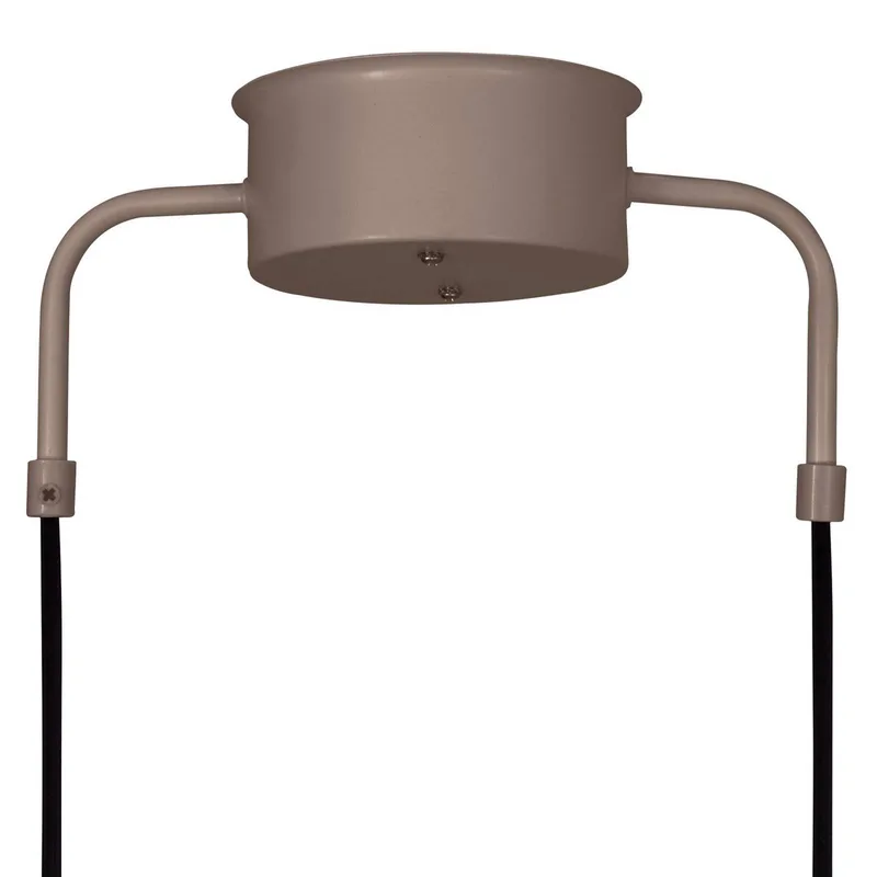 hanglamp CURVE, lengte 165 cm, 5-lamps. van Globen Lighting in Bruin – productfoto 2 van 2