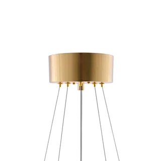 hanglamp HOOK 60, glas, cognac by Globen Lighting in Cognac, Geborsteld messing – product photo 3 of 3
