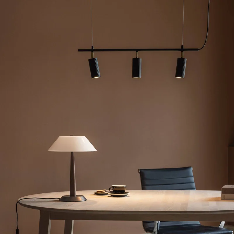 hanglamp Hubble 3 lengte 75 cm, 3-lamps by Globen Lighting in Black – product photo 2 of 2