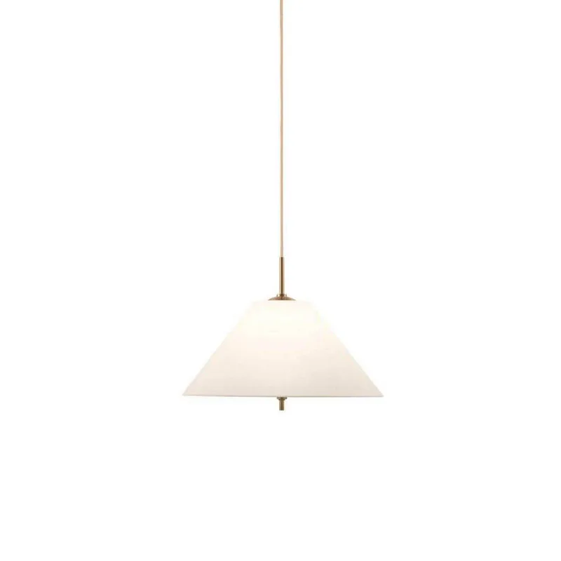 Iris 25 Pendelleuchte Cream von Globen Lighting in Creme, Messing – Produktfoto 1 von 5
