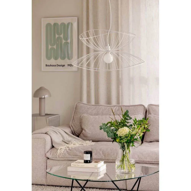hanglamp RAY, Ø 70 cm fra Globen Lighting i Hvid – produktbillede 4 af 5