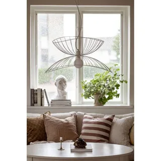 hanglamp RAY, Ø 70 cm fra Globen Lighting i Hvid – produktbillede 3 af 5