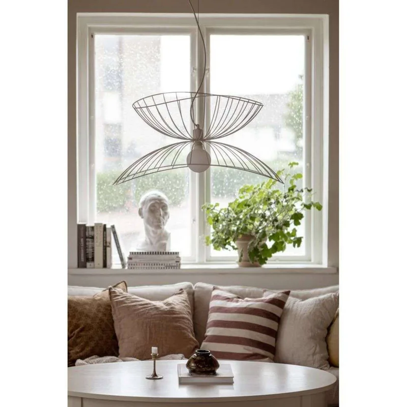 hanglamp RAY, Ø 70 cm fra Globen Lighting i Hvid – produktbillede 3 af 5