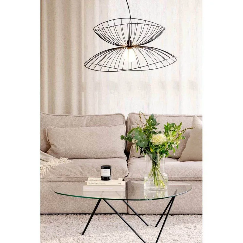 hanglamp RAY, Ø 70 cm de Globen Lighting en Noir – photo produit 5 sur 5