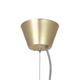hanglamp Torrano, rood, Ø 30 cm, marmer by Globen Lighting in Rosso levanto, White – product photo 4 of 5