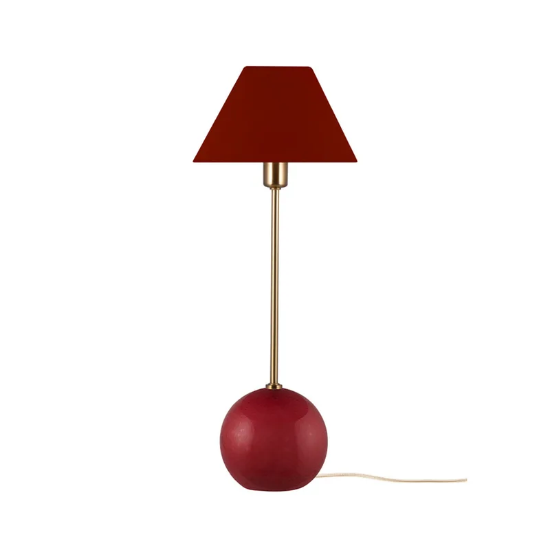 Iris 20 Taffellamp Burgundy från Globen Lighting – produktbild