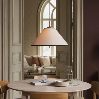 IRIS 50 hanglamp crèmekleurig Ø 50 cm van Globen Lighting – productfoto 2 van 3