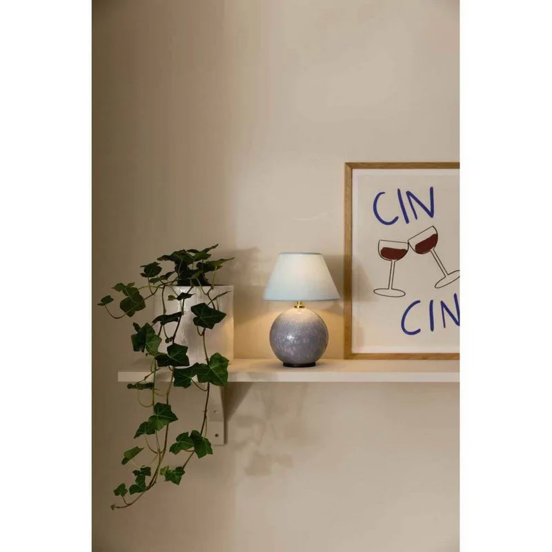 IRIS accu-tafellamp, hoogte 23 cm, G4 från Globen Lighting i Blå – produktbild 5 av 5