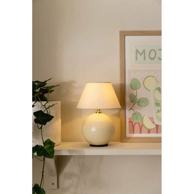 IRIS accu-tafellamp, hoogte 23 cm, G4 från Globen Lighting i Kräm – produktbild 5 av 5