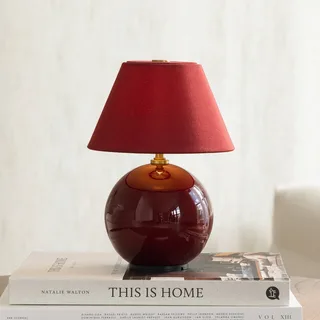 IRIS accu-tafellamp, hoogte 23 cm, G4 från Globen Lighting i Röd – produktbild 2 av 2