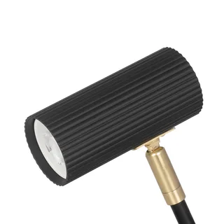 Lampe à pince Hubble Noir de Globen Lighting en Noir, Geborsteld messing – photo produit 3 sur 3