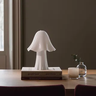 tafellamp Bello hoogte 30 cm, glas/metaal fra Globen Lighting i Hvid – produktbillede 3 af 5
