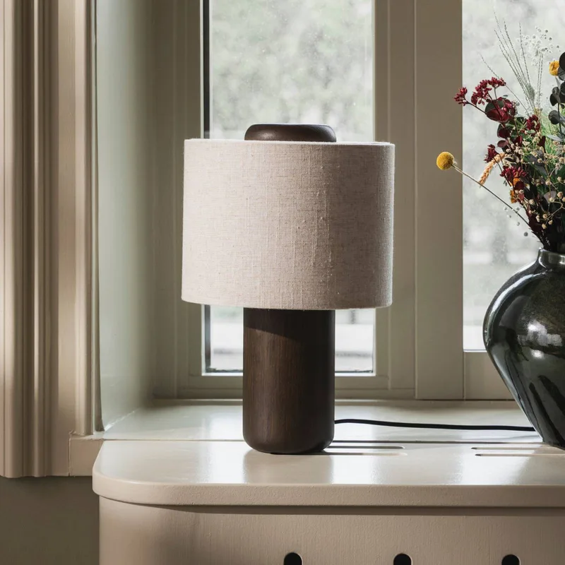 tafellamp Bosco, beige/bruin, hoogte 39 cm by Globen Lighting in Beige, Brown – product photo 2 of 4
