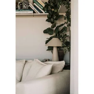 tafellamp Cannes, hoogte 40 cm de Globen Lighting en Beige – photo produit 5 sur 5