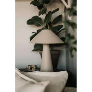 tafellamp Cannes, hoogte 40 cm de Globen Lighting en Beige – photo produit 4 sur 5