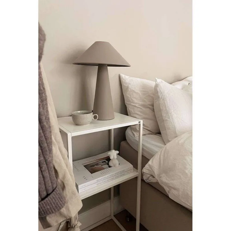 tafellamp Cannes, hoogte 40 cm de Globen Lighting en Beige – photo produit 3 sur 5