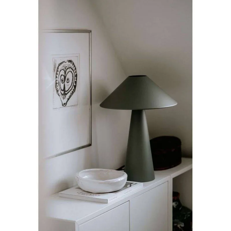 tafellamp Cannes, hoogte 40 cm från Globen Lighting i Grön – produktbild 4 av 5