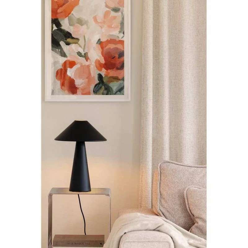 tafellamp Cannes, hoogte 40 cm fra Globen Lighting i Sort – produktbillede 4 af 5