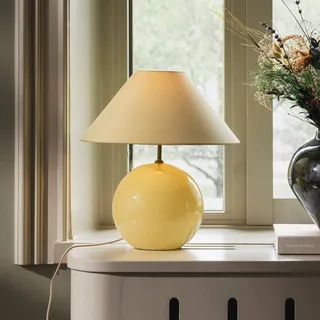 tafellamp IRIS, geel/geel, hoogte 39 cm fra Globen Lighting i Gul – produktbillede 1 af 5