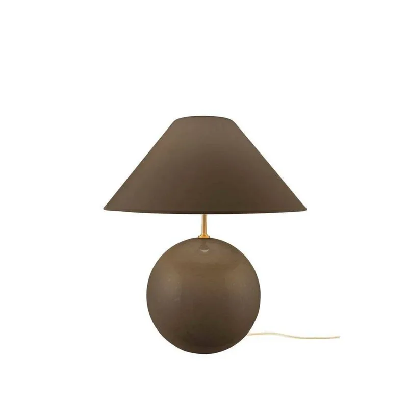 tafellamp IRIS, hoogte 39 cm från Globen Lighting i Brun – produktbild 1 av 5