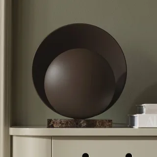 Lampe de table Orbit Mocha, marbre brun de Globen Lighting en Marron, Marmer – photo produit 2 sur 3