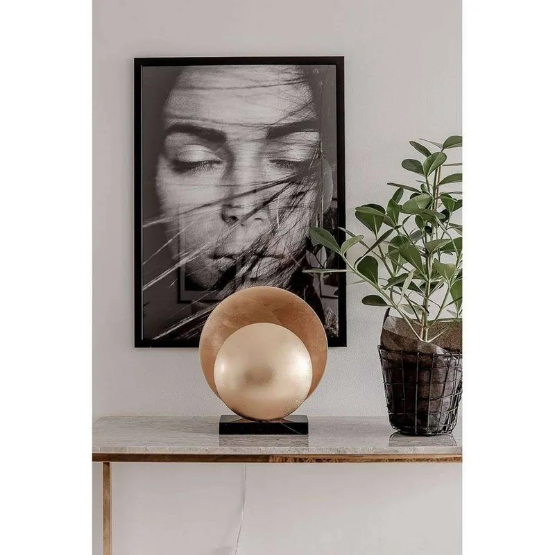 Orbit Tischleuchte Brass von Globen Lighting in Messing, Schwarz – Produktfoto 2 von 5