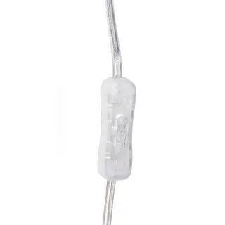 tafellamp Ripley rood, hoogte 52 cm, ijzer/glas från Globen Lighting i Bordeauxrood, Vit – produktbild 4 av 4