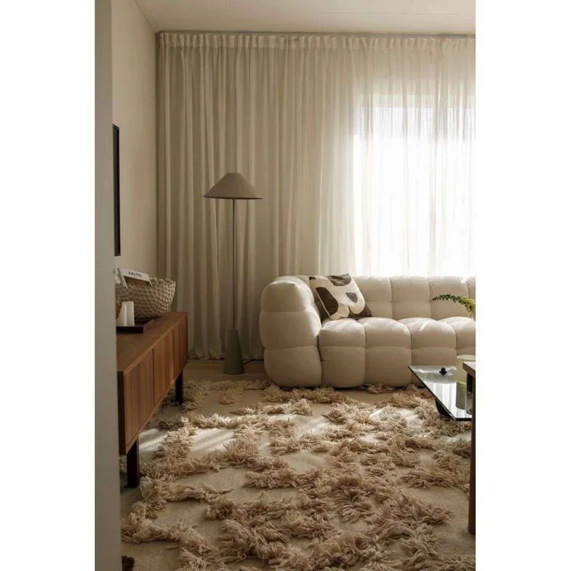 vloerlamp Cannes, hoogte 140 cm de Globen Lighting en Beige – photo produit 1 sur 2
