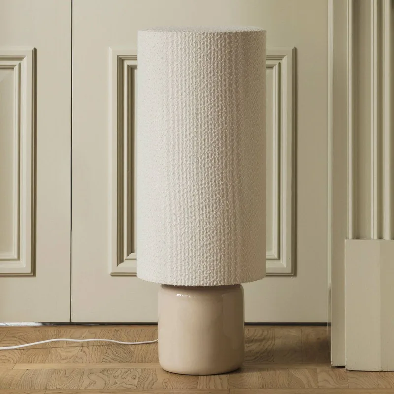 vloerlamp Florian, wit/beige, hoogte 80 cm by Globen Lighting in White, Beige – product photo 2 of 5