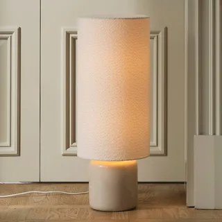vloerlamp Florian, wit/beige, hoogte 80 cm by Globen Lighting in White, Beige – product photo 1 of 5