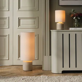 vloerlamp Florian, wit/beige, hoogte 80 cm by Globen Lighting in White, Beige – product photo 5 of 5