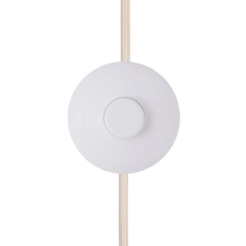 vloerlamp Noah, hoogte 88 cm, textiel van Globen Lighting in Wit – productfoto 4 van 4