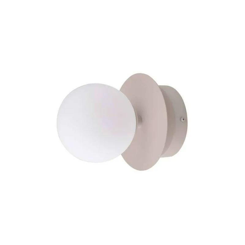 Vägglampa ART DECO, beige/vit Ø 16 cm IP44 från Globen Lighting i Beige, Vit – produktbild 1 av 4