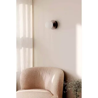 Vägglampa ART DECO, brons/vit Ø 16 cm IP44 von Globen Lighting in Bronze, Weiß – Produktfoto 3 von 3