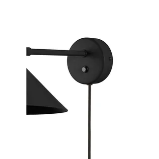 wandlamp Cannes, Ø 20 cm från Globen Lighting i Svart – produktbild 1 av 4
