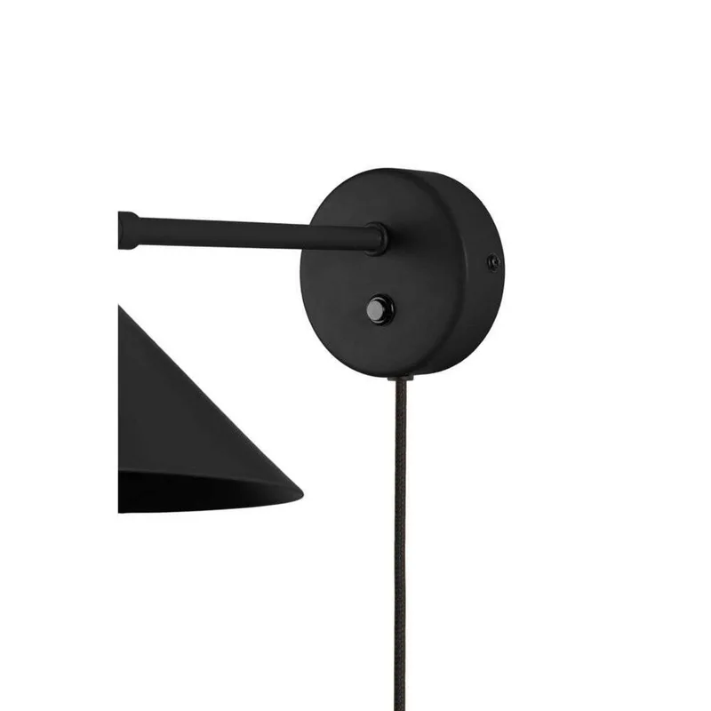 wandlamp Cannes, Ø 20 cm från Globen Lighting i Svart – produktbild 1 av 4