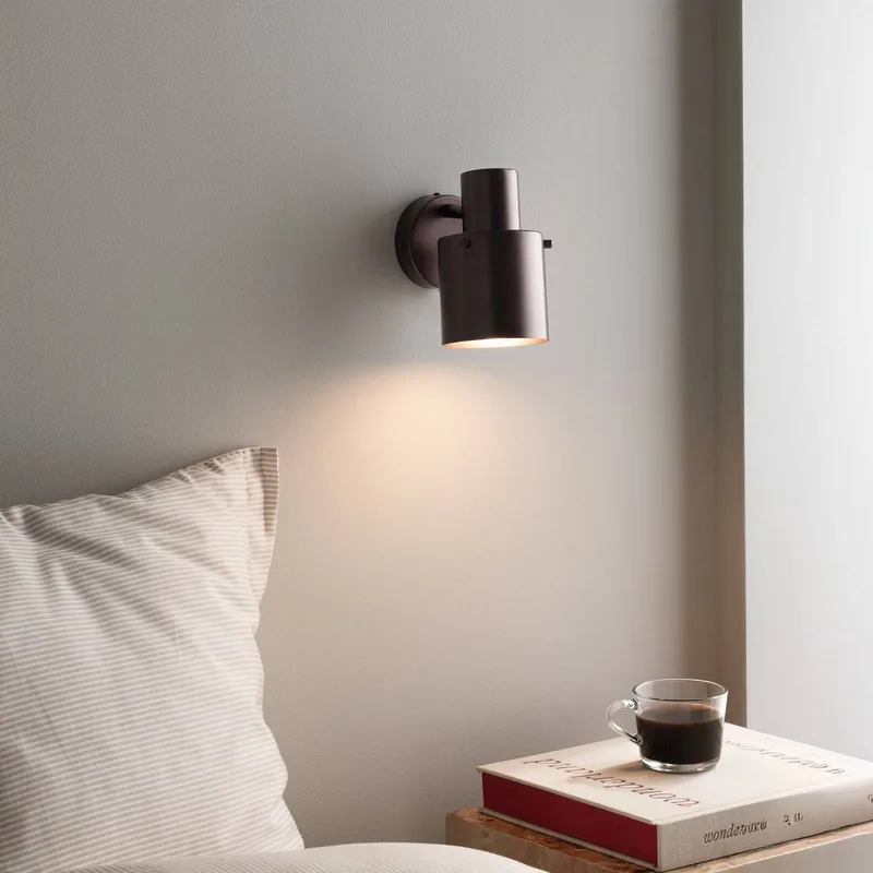 wandlamp Clark, breedte 10 cm, metaal fra Globen Lighting i Bronze – produktbillede 2 af 2