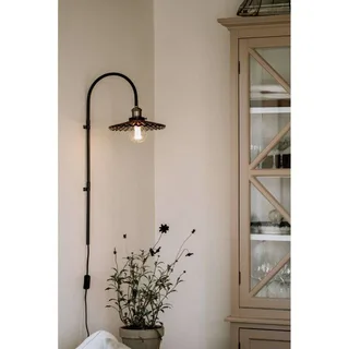 Applique murale Cobbler 75 Smoke de Globen Lighting en Rookgrijs, Noir – photo produit 3 sur 5